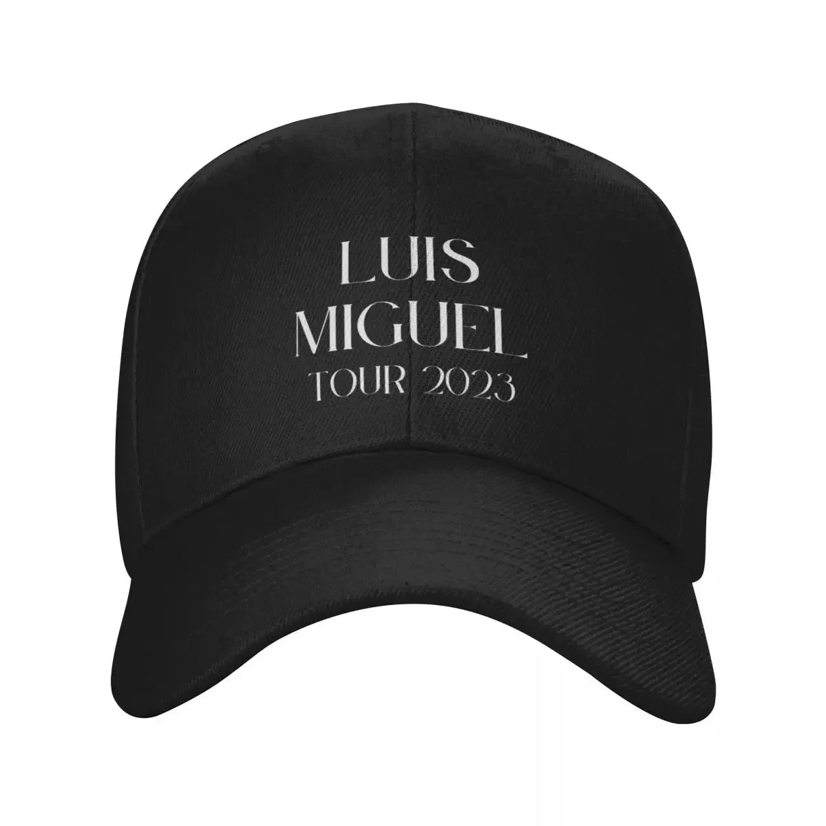 

Luis Miguel Tour Eras (Black and White) Baseball Cap Beach Outing luxury caps Trucker Hat Golf Hat Man Men Women's