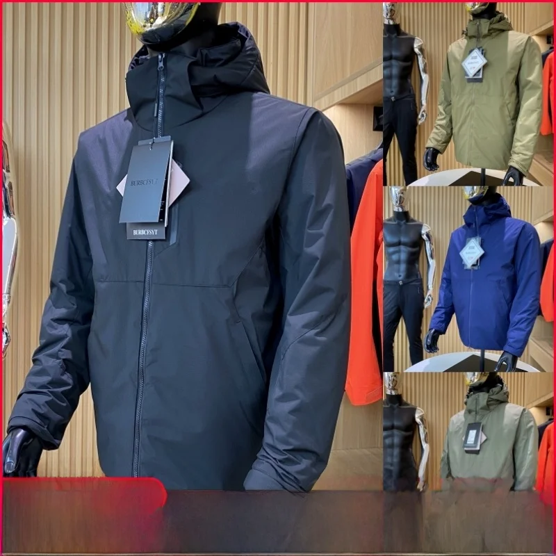 

New Winter Men's Outdoor Workwear Cotton Jaet Windproof Water Resistant Mountain Series Faionable Stand Fit Zipper Clo...