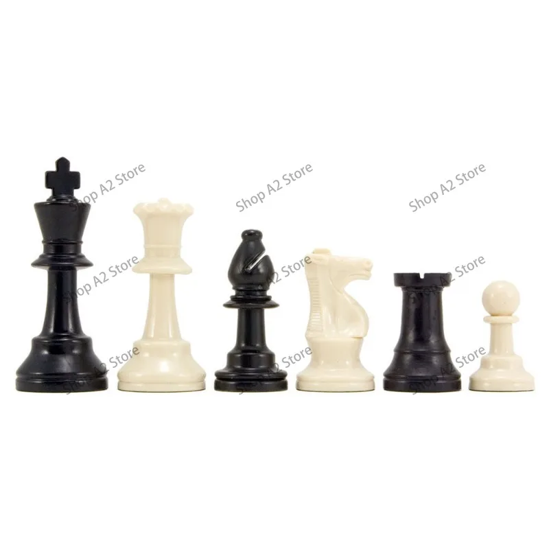 International standard chess pieces (excluding board)