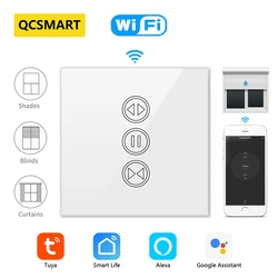 Tuya Smart Life WiFi Curtain Switch for Electric Motorized Blinds Roller Shutter, Google Home,  Alexa Voice Control