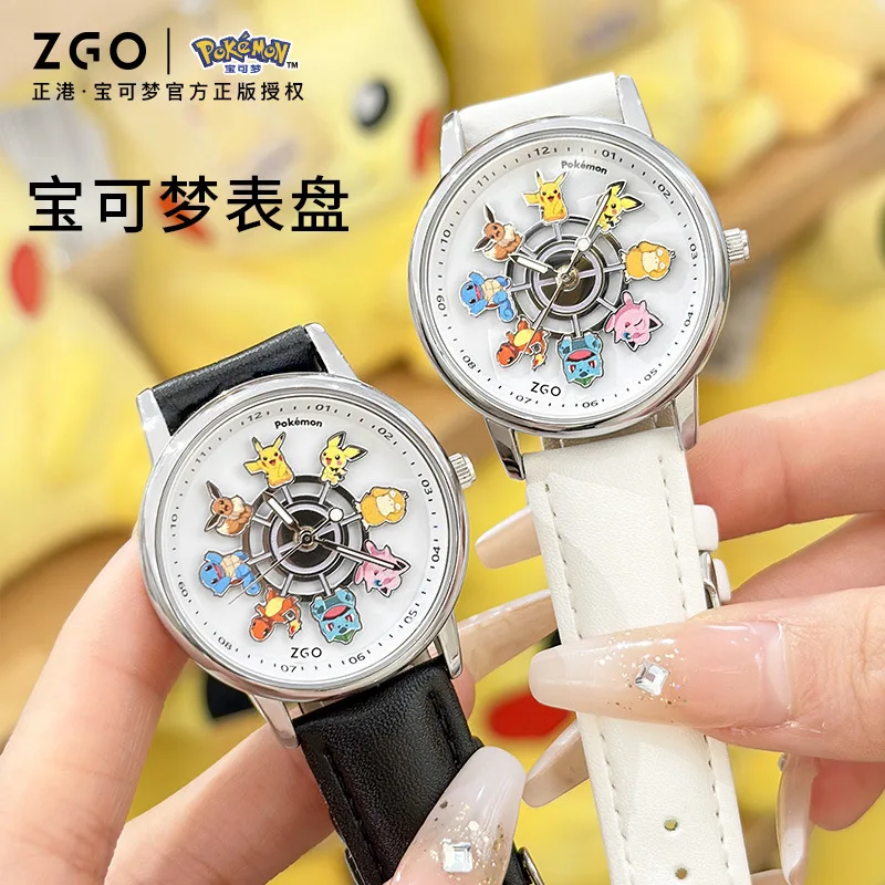 Orologio da polso Pokemon Orologi da polso Merry-go-round per donna Orologio al quarzo carino Vendita Articoli Dropshipping Kawaii impermeabili 3Bar