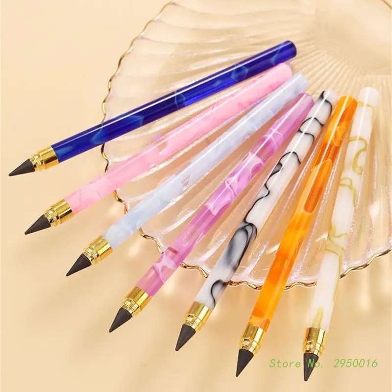 

2 Pcs Eternal Pencils Inkless Pencil Everlasting Pencil Unlimited Pencil Reusable Pencil Stationery Supplies for Writing