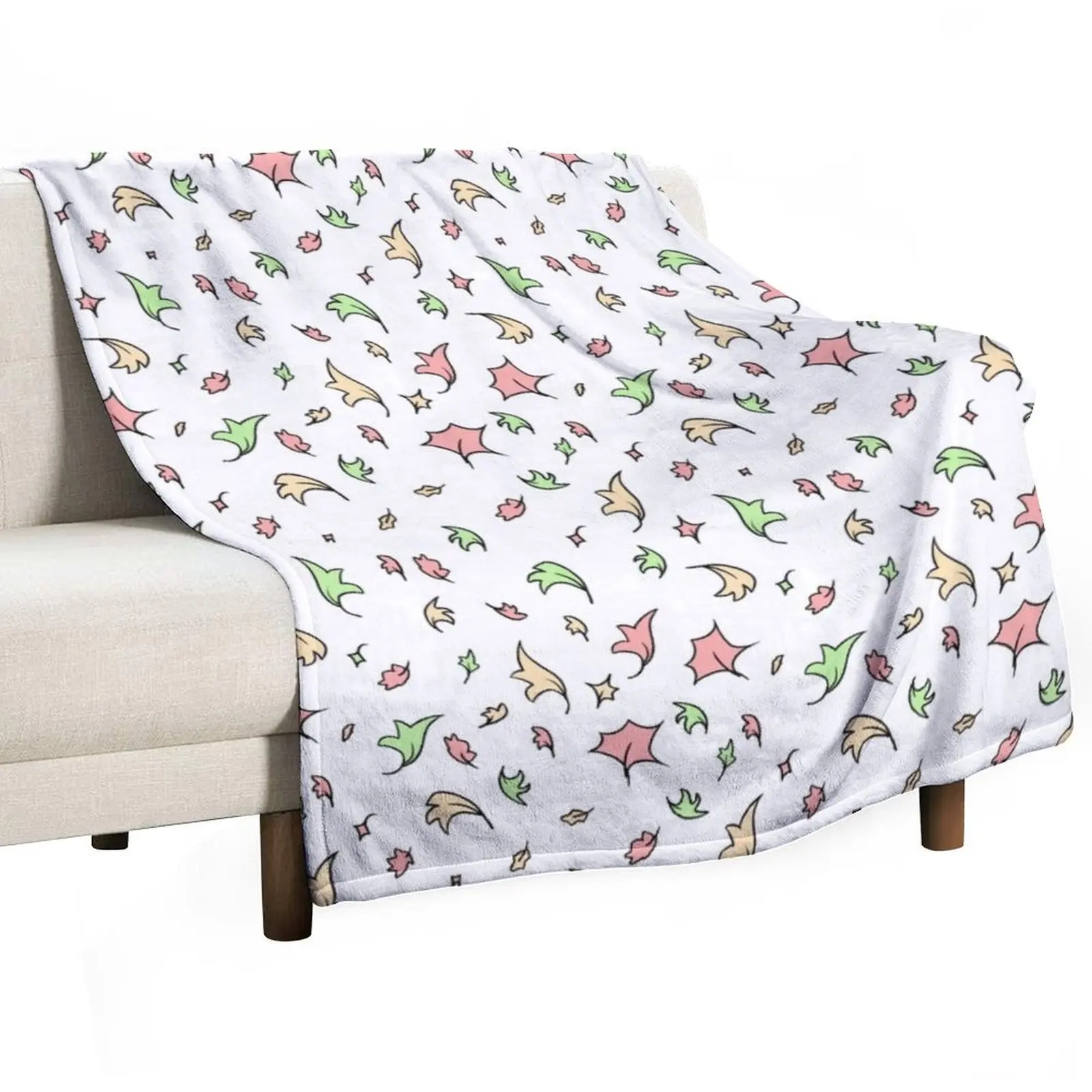 Heartstopper leaves Throw Blanket Quilt Plaid on the sofa Cute Plaid Furry Multi-Purpose sofa bed Blankets