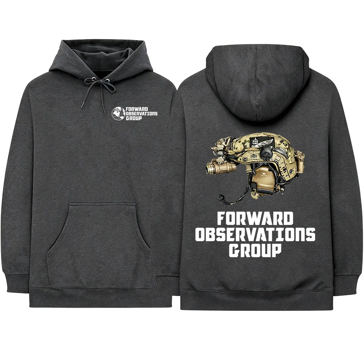 Forward Observations Group Skeleton Hoodies Herren Damen Kleidung Mode Lässig Langarm Pullover Kapuzenpullover Streetwear – Detail 7