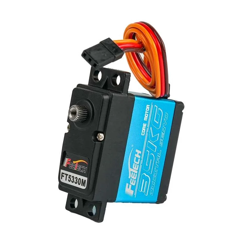 Feetech FT5330M 35KG Servo Digital 7.4V 180 Graus 500-2500μsec Robô de Engrenagem de Aço Servo para Modelo RC Avião Helicóptero