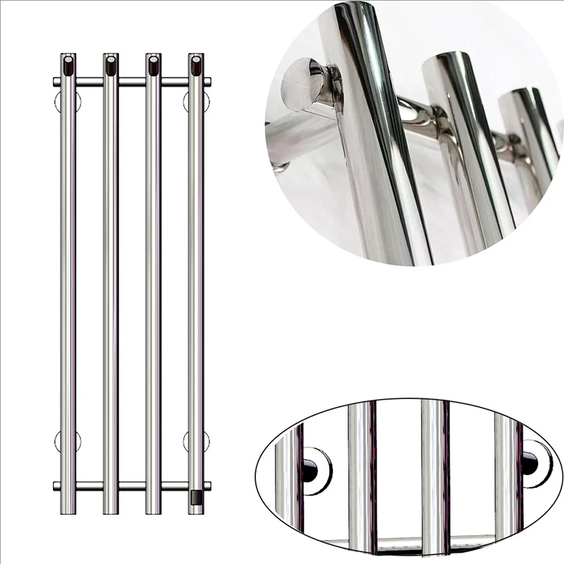 OXG Portasciugamani riscaldato elettrico 3/4 Bar Radiatore asciugamano Riscaldatore portasciugamani riscaldato per accessori da bagno