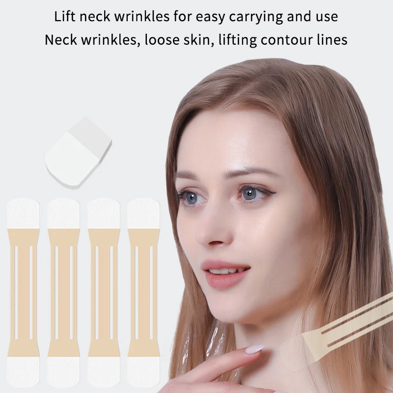 Onzichtbare Hals Lifter Patch Facial Anti-rimpel V-vorm Verminderen Dubbele Kin Huid Face Lift Up Plakband makeup Tools