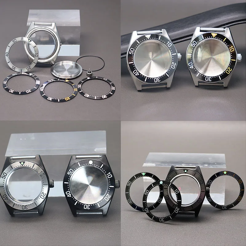 

40.5mm NH35 Watch Case Sapphire Glass For Mod SPB143J1/SPB253J1 Black Tiger Whale Seiko NH34 NH35 NH36 NH38 Movements 316L Steel
