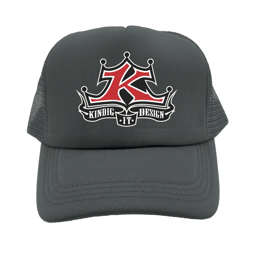 Kindig It Design Trucker Cap Men Hat Baseball Cap Cool Summer Unisex Mesh Net Kindig It Design Hat MZ-602