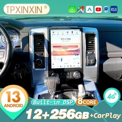 For DODGE RAM 1500 2500 2008 2009 2010 2011 Audio 2 din android receiver Vertical style auto multimedia player GPS Navigation