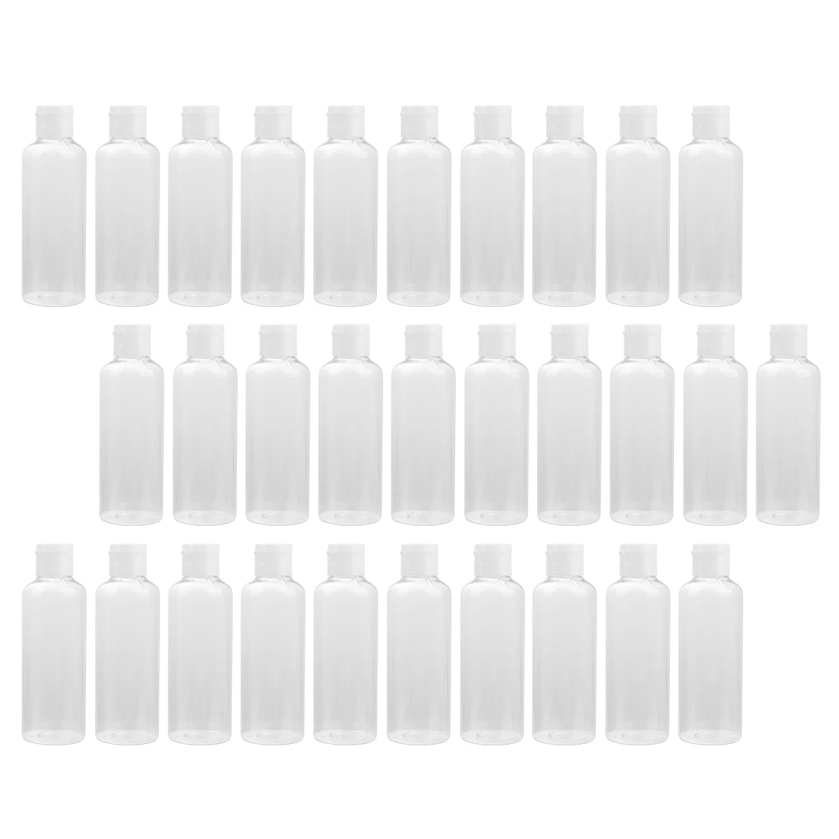 

30 Pcs Sauce Containers Cosmetics Bottle Empty Refillable Subpackaging Emulsion White Travel