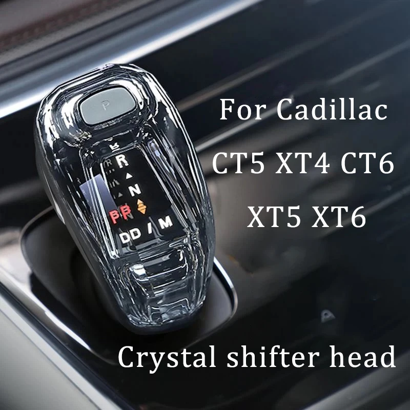 

Auto Gear Lever Head Handle Shift Knob Interior Accessories Decoration Button Crystal Sticker For Cadillac CT5 XT4 CT6 XT5 XT6
