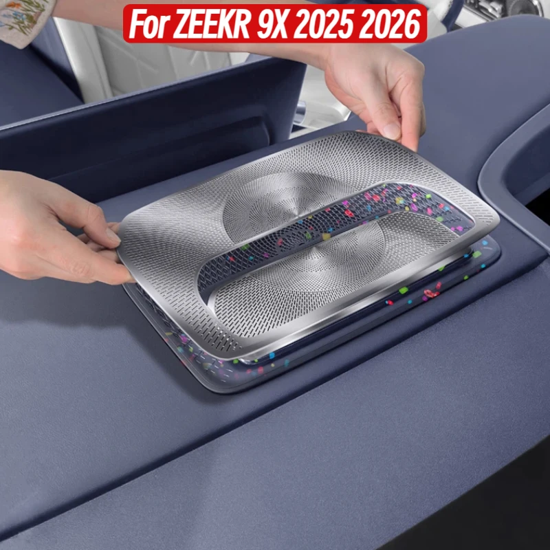 For ZEEKR 9X 2025 2026 instrument panel horn protective cover car interior decoration accessories dust prevention