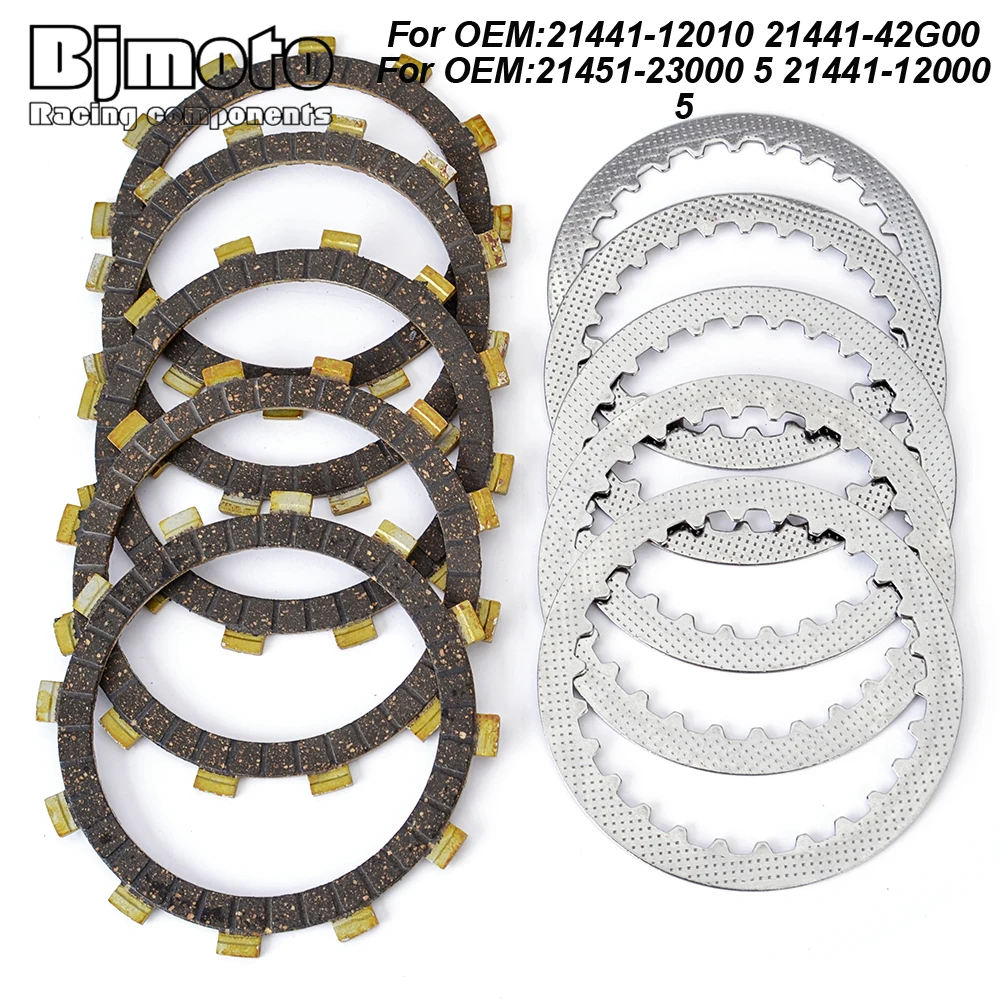 

Motorcycle Clutch Friction Plates For Suzuki AX100R AX100T AX100V A100 A100K AX115 TS100M TS100L RV90K TS90 TS50R TS75B AC100
