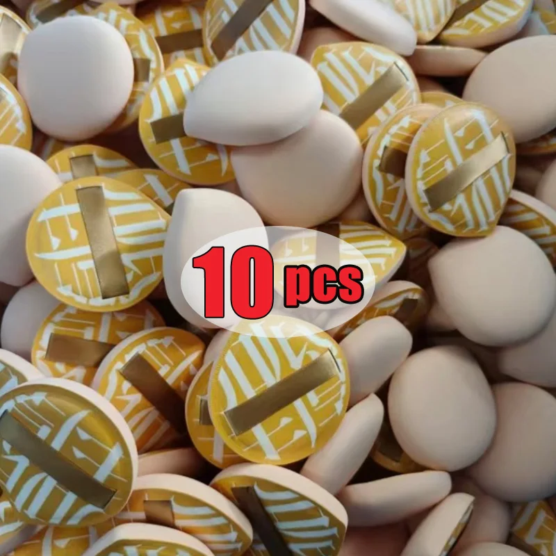 10 adet hava yastığı kozmetik puf yüz kapatıcı fondöten doğal sünger yumuşak kozmetik puf ıslak kurutma kullanımı puflar makyaj araçları