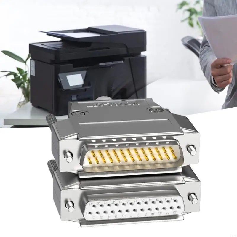 E1PF RS232 DB25 الذكور كبل اتصال الإناث 26AWG الأسلاك النحاسية