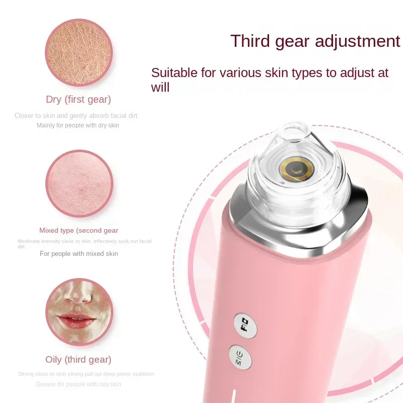 2023 New Blackhead Removal Device Six-Head Multifunctional Electric Pore Cleanser Gadget Blackhead Remover Pore Cleaner