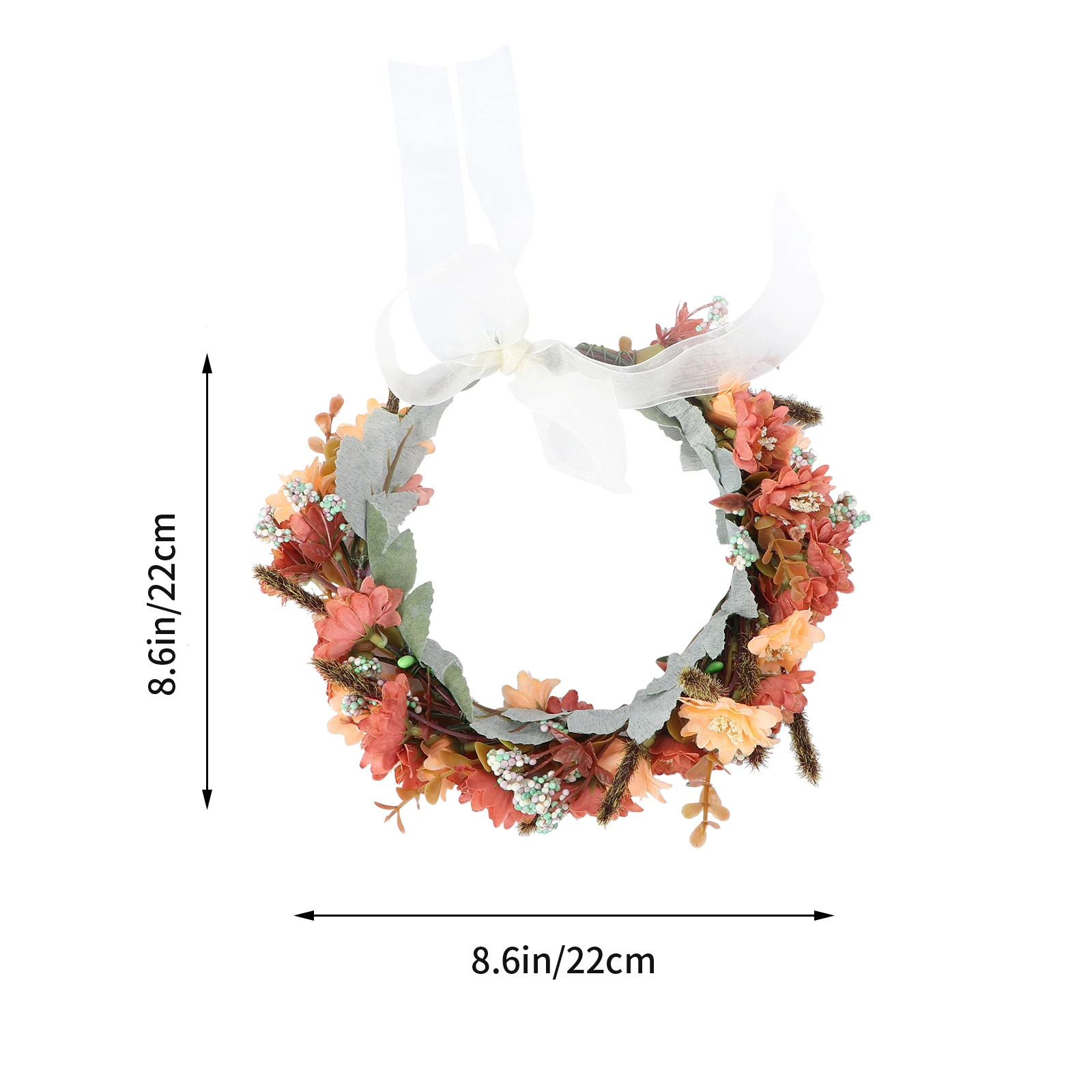 

Flower Headwear Elegant Bridal Wedding Hair Accessories Lightweight Comfortable Plastic Simulated Flowers Party Dance Photo Prop
