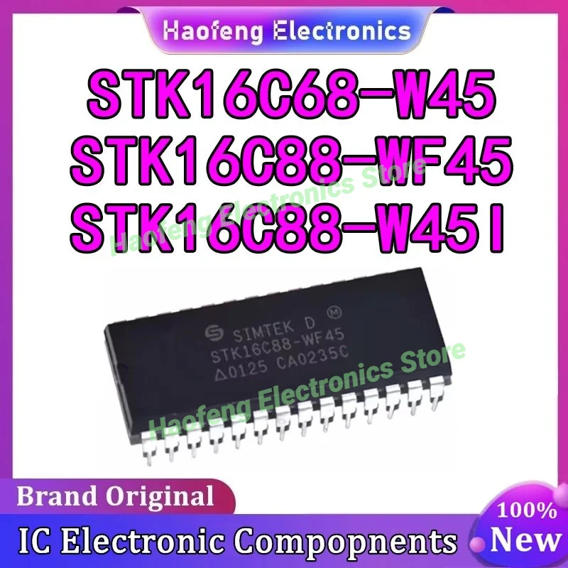 STK16C68-W45 STK16C88-W45I STK16C88-WF45 ชิป IC 100% ใหม่ต้นฉบับสต็อก