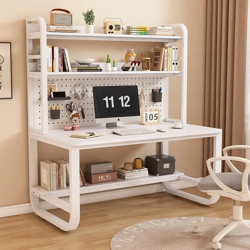 Computer Desk for Home High Quality Stable Structure Scratch Resistant Compact Size Adjustable Feet Load Bearing Long Lasting