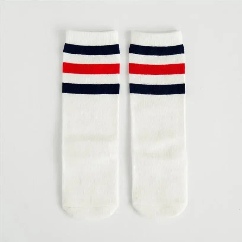 

Милые детские носки унисекс с милым рисунком лисы, детские носки до колена для девочек и мальчиков, зимние летние весенние мягкие хлопковые носки, теплые носки