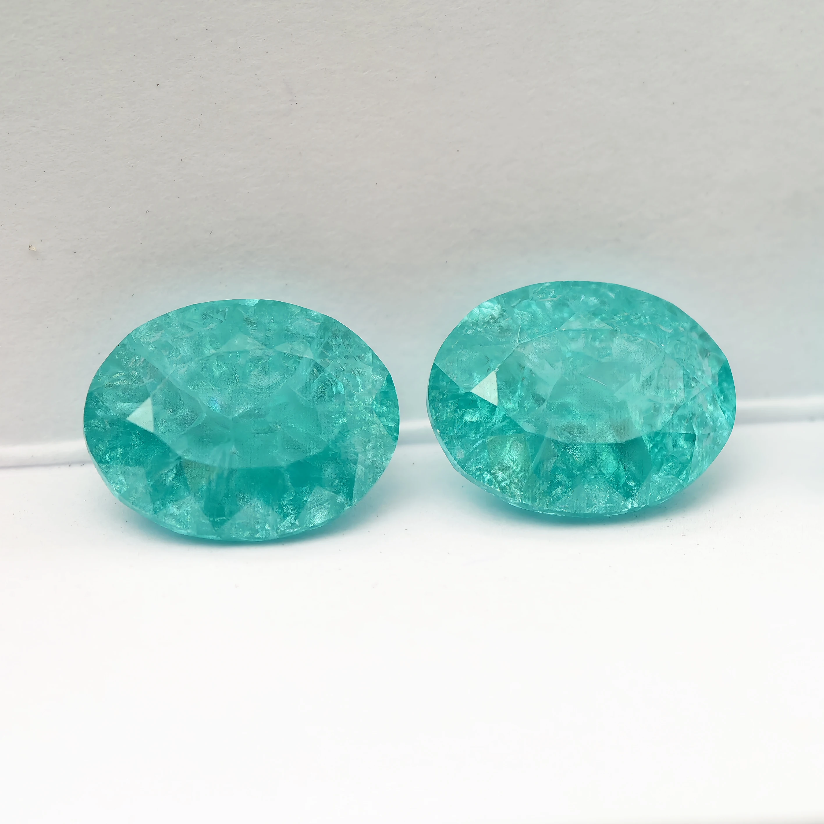 Top Paraiba Oval Shape Cotton Yttrium Aluminium Garnet Ice Crack Loose Gemstone – Lab Diamonds for Jewelry Making DIY Design
