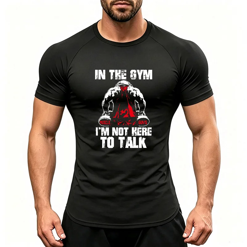 Mens Quick Dry Running T-Shirts Breathable Sweat Wicking Raglan Sleeve Slim Fit Crew Neck Lightweight Train Sportswear Workout