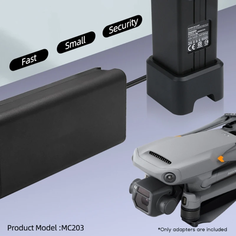 Base carregamento bateria usb mavic3, carregador bateria voo inteligente, carga rápida compatível com acessórios