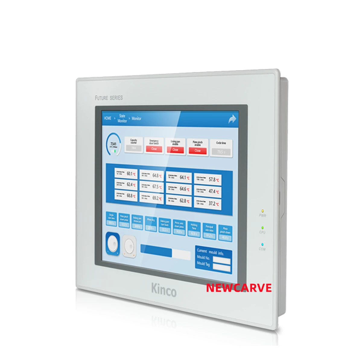 Kinco FUTURE Series F104E F104E-CAN HMI Touch Screen 10.4 pollici Cortex-A9 CPU Human Machine Interface Support accesso Webcam