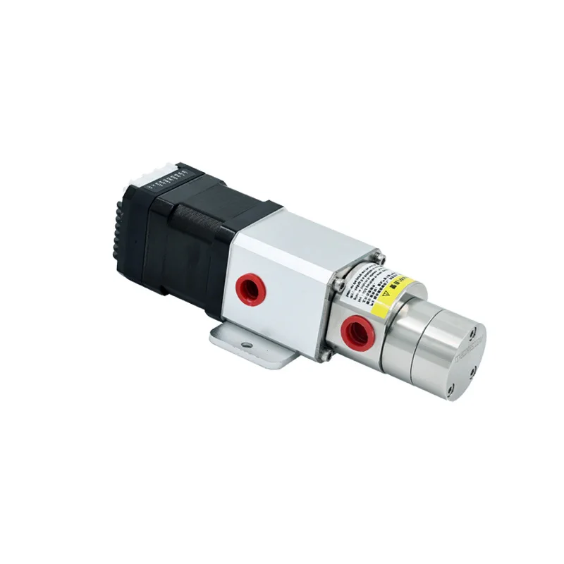 SOVOFLO MG213XP02BY27 Magnetic Driven Gear Pump 0.9mL/rev. 316L body PEEK gear PTFE/FKM seal No pulse No leakage for Liquids