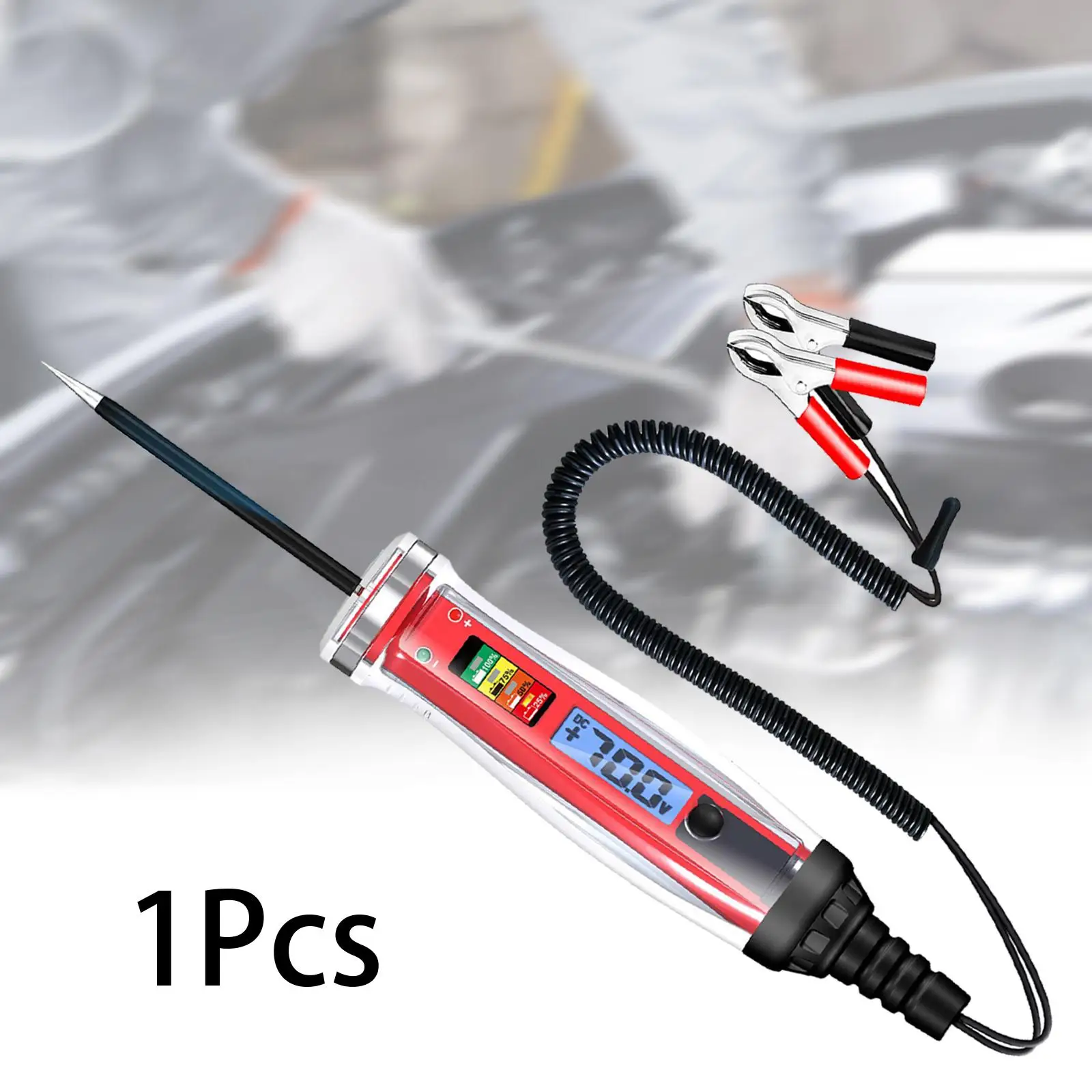 Car Test Light Power Tester DC 1 -75V Automotive Continuity Tester Durable