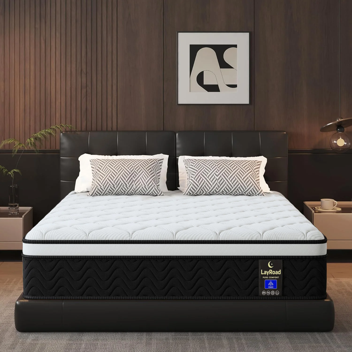 

12"14" Memory foam mattress Twin Full Queen King Boxed Mattress Medium Firmness Edge Support Suitable For Home and hotel us