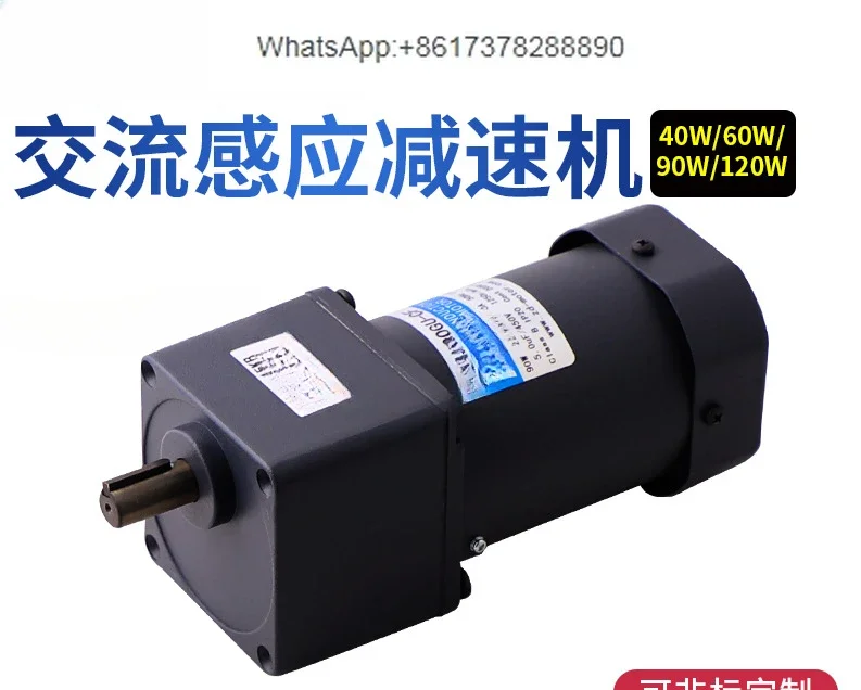 Miniature AC geared motor, single-phase 220V three-phase 380V gear motor motor