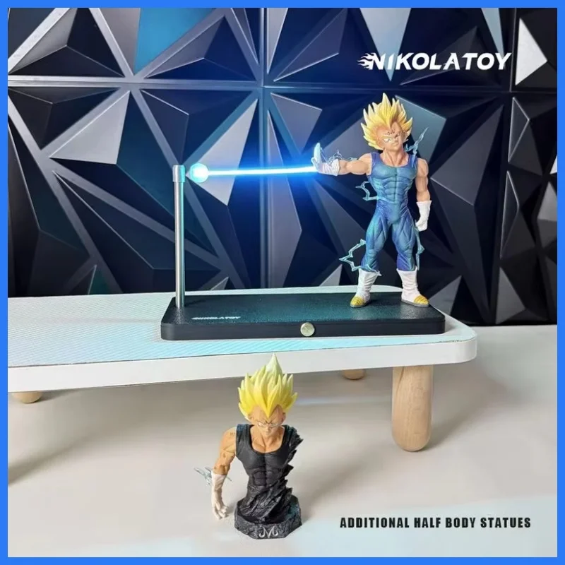

В наличии Dragon Ball Vegeta Nikolatoy ночник аниме Touch Kamehameha магнитное креативное украшение стола крутая модель куклы для мальчиков