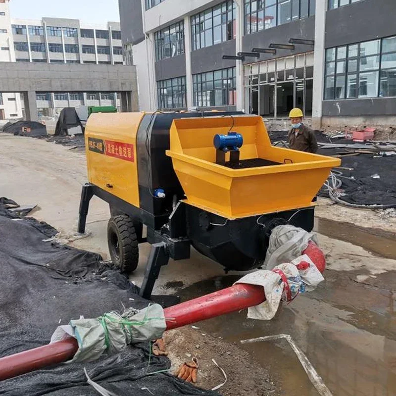 YG Customized Best Sale Low Price Mini Concrete Pumps With Remote Control And Automatic Lifting Diesel Concrete Pump