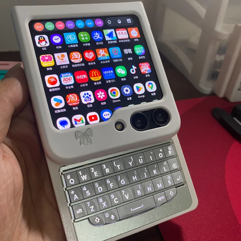 Mini Mobile Phone Keyboard Customized Bluetooth Dual Type-C Charging Function Compatible with Foldable Screens for Keyboard DIY