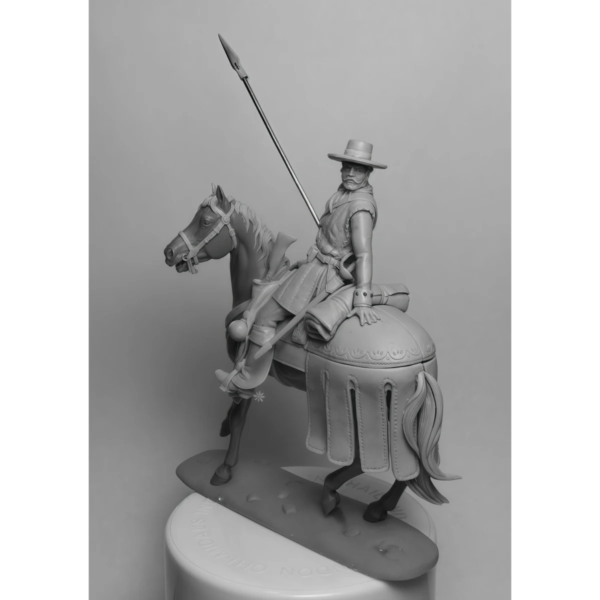 54MM Resin Unpainted Model Kit, Military Theme, Spanish Cavalry Unassembled and Unpainted GK, 1751
