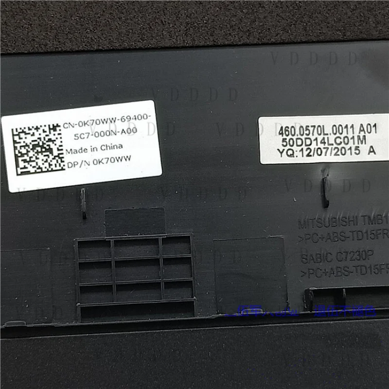 TT new For DELL Latitude 14 3000 3460 3470 lcd back real cover 0K70WW K70WW