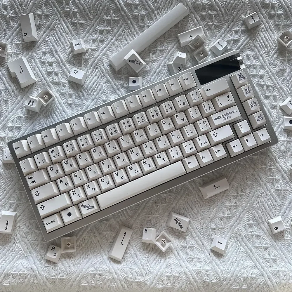 Keycap MA ارتفاع pbt التسامي Keycap 126 مفتاحًا