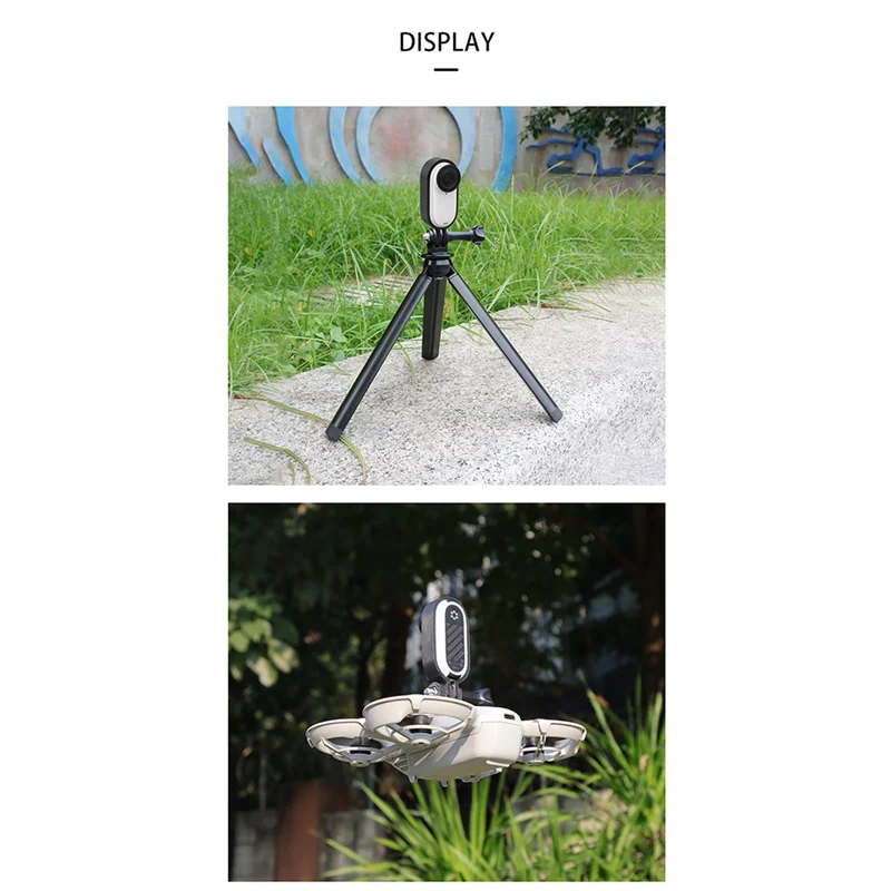 PHILE-For Insta360 GO 3/GO 3S Frame Thumb Camera Adapter Extension Bracket Horizontal Vertical Shot Border