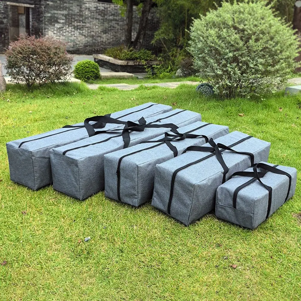 Cationic Fabric Tent Storage Bag Water Resistant Dustproof Camping Gear Bag Large Capacity PVC Coating Canopy Pole Bag
