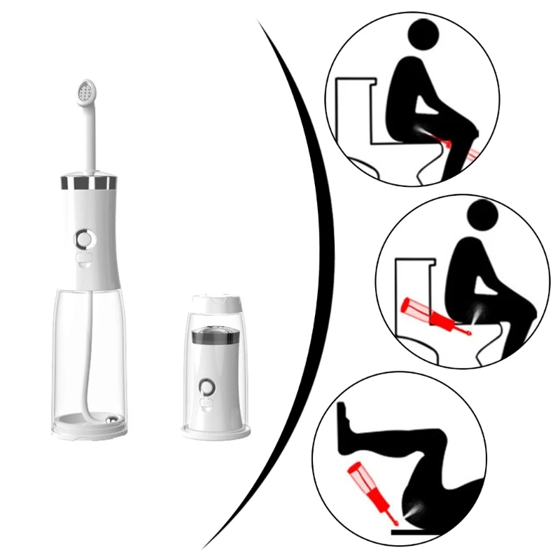 Small Electric Perineal Irrigator Easy to Use Bidet ABS for Expectant mother