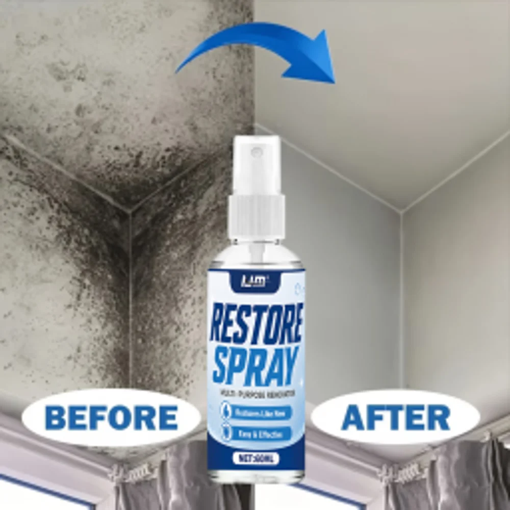 Wood Mold Remover for Black Spots And Mold Removal on Wooden Cabinets Bathroom Shelves Window Frames Door Edges And Walls sold