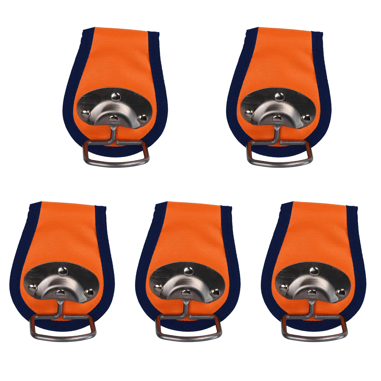 5pcs Oxford Cloth Hammer Hanger Loop for Carpenters D600 Fabric 5mm Ring Opening Swivel 50mm Belt Fit 5pcs Oxford
