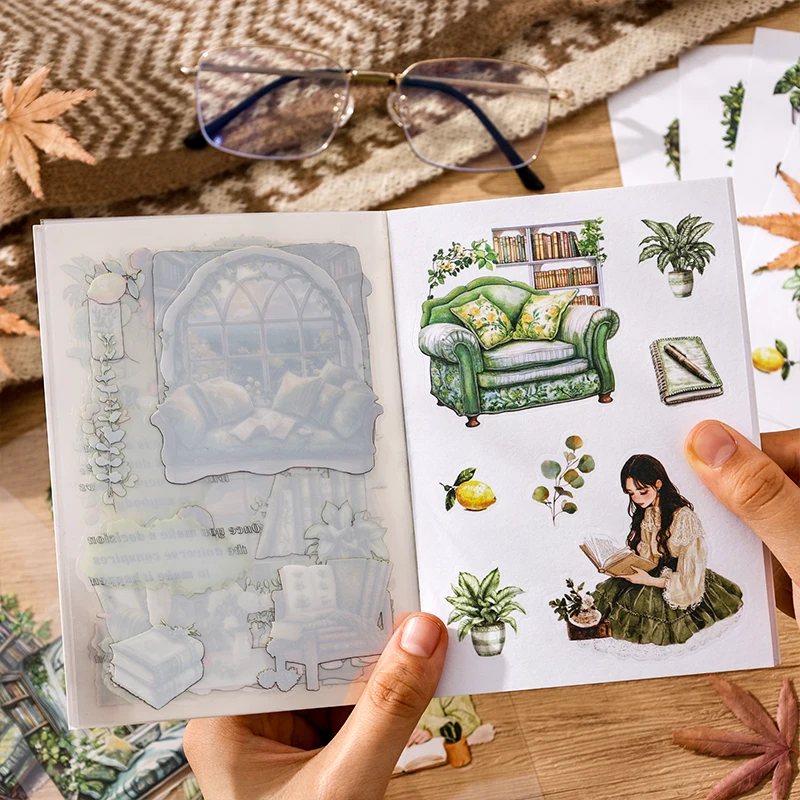 

20 шт., высеченные наклейки с персонажем мультфильма, декоративные наклейки для скрапбукинга «сделай сам», блестящая матовая глянцевая отделка, канцелярские принадлежности