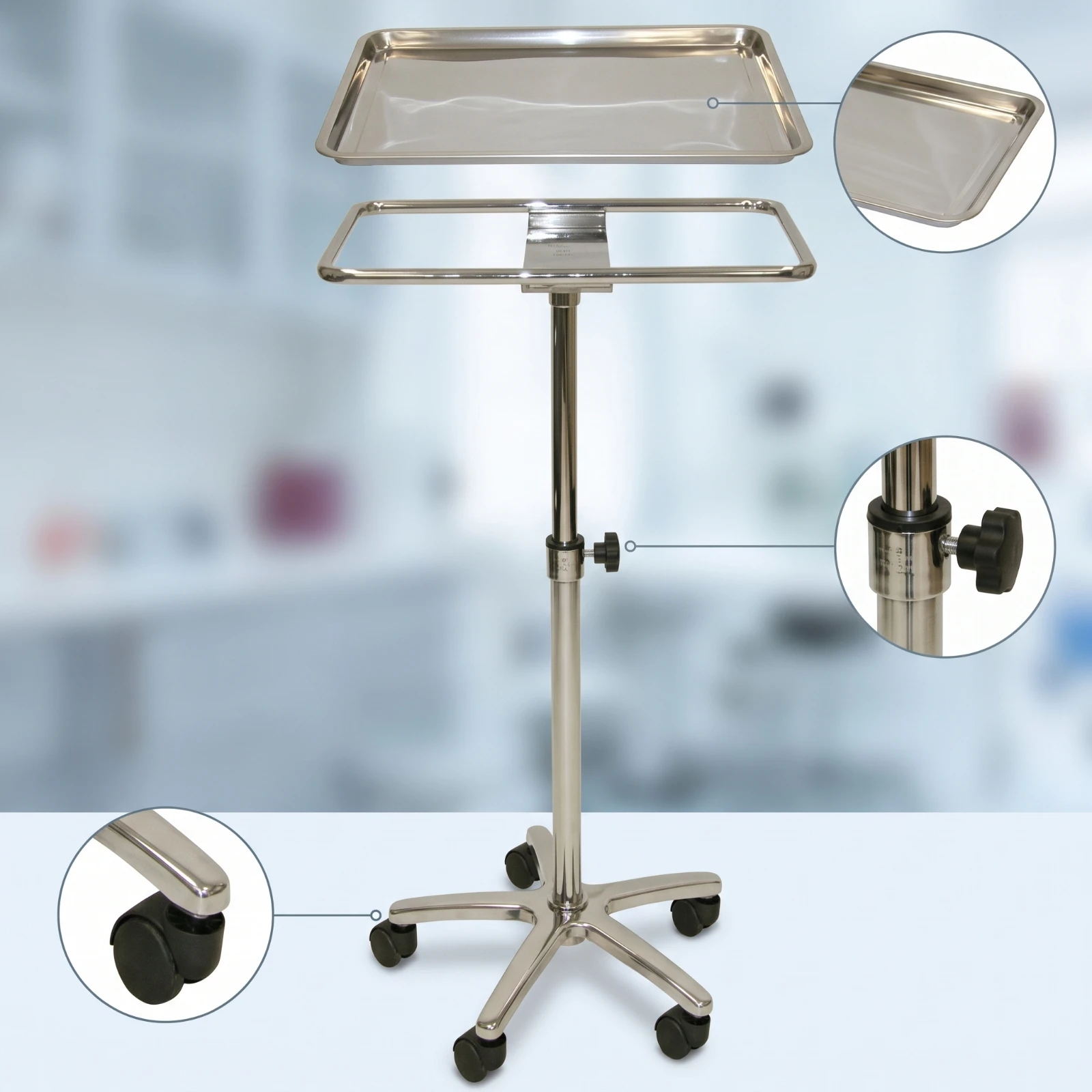 rolling-tray-table-portable-wheeled-utility-stand-tray-table-with-wheels-heavy-duty-cart-sturdy-for-tattoo-artists-salons