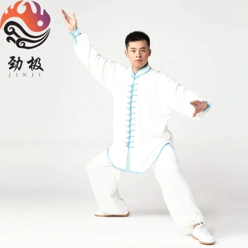 Tai Ji Suit Women's Spring and Summer Chinese Long Sleeve Tai Training Performance Wear Men's Sport Suit Exercise Clothing