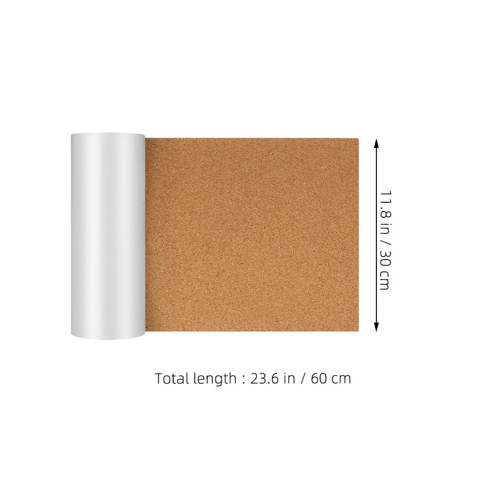 Rolka korkowa samoprzylepna 600x300x2mm, grubość 1mm, elastyczna mata do samodzielnego wykonywania tapicerki szuflad, dekoracji ścian, tablic do biura, szkoły, tablic do notatek.
