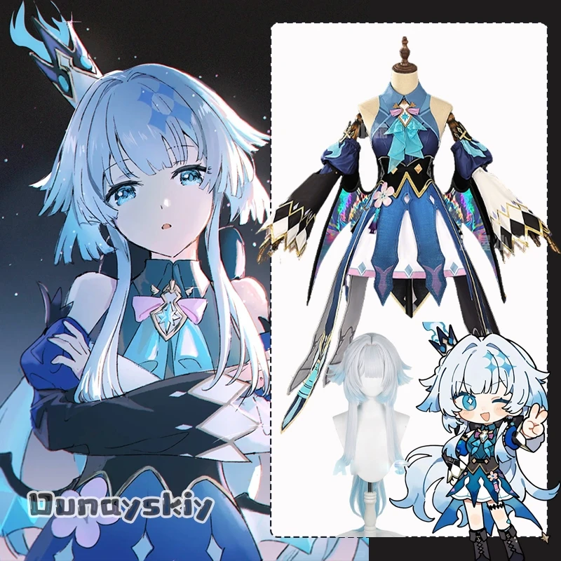 Honkai Star Rail Cerydra disfraz de Cosplay Cerydra peluca zapato vestido uniforme conjunto disfraz de fiesta de Halloween para mujeres adultas niñas