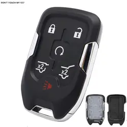 Smart Remote Key Fob Case pour oral y, Chevrolet Suburban, Tamangez, GMC, Yukon, HYQ1AA, 13580802, 5922084, 2014, 2015, 2016, 2017, 6 boutons